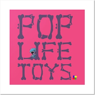 PoP Life Toys dino bones Posters and Art